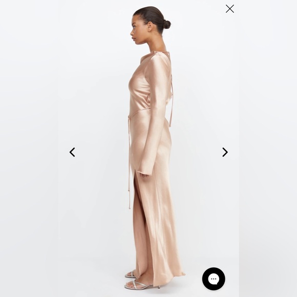 NWT moon dance long sleeve maxi dress size US2 Kendall - Picture 5 of 9